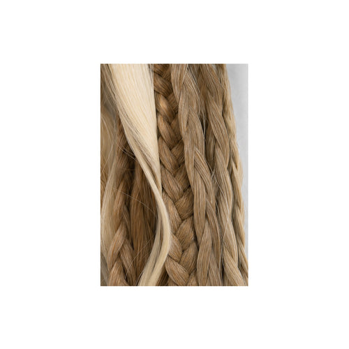 HS Faux Hair Extensions - Meerdere Kleuren - Blond bruin mix - detail