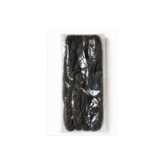 HS Faux Hair Extensions - Meerdere Kleuren - Zwart donker - vooraanzicht