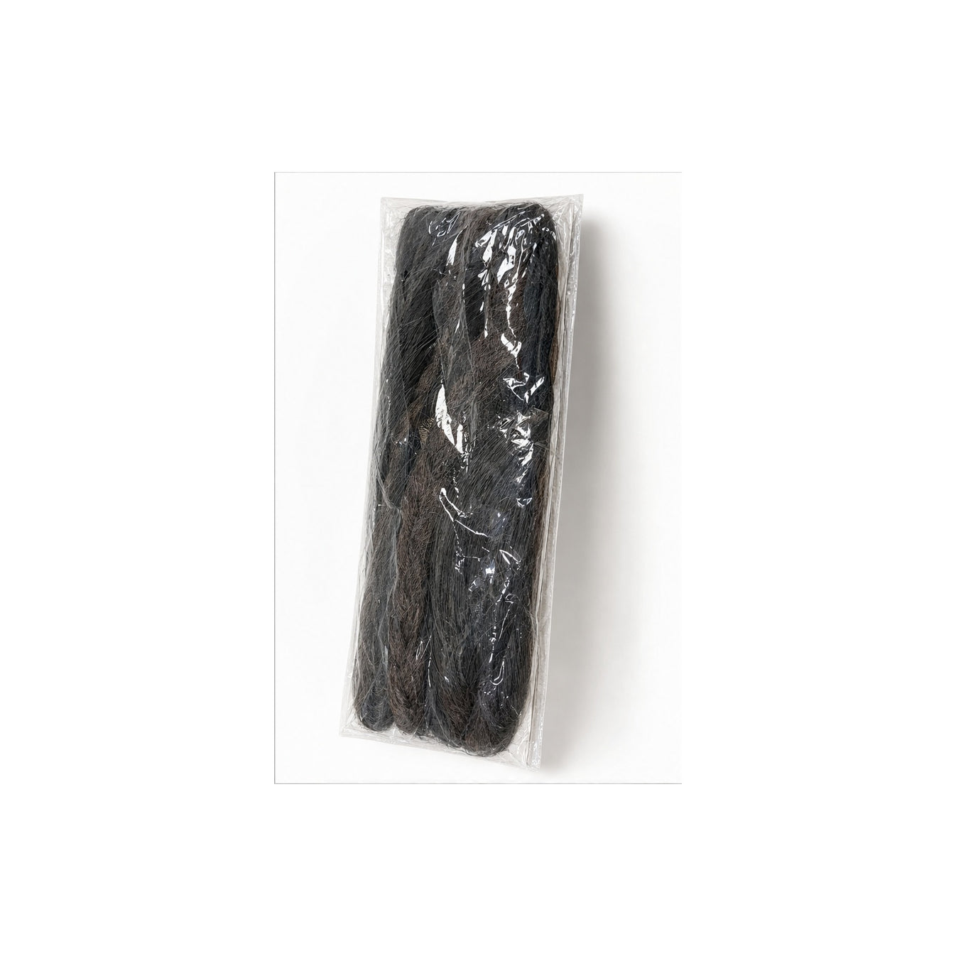 HS Faux Hair Extensions - Meerdere Kleuren - Zwart donker - zijaanzicht