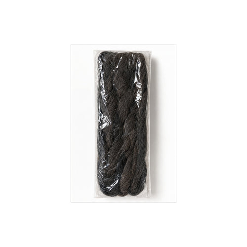 HS Faux Hair Extensions - Meerdere Kleuren - Zwart donker - achteraanzicht