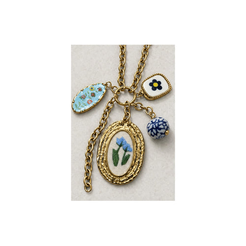 HS Ketting met Bedels - Meerdere Uitvoeringen - Goudkleurig minimal bedels - detail