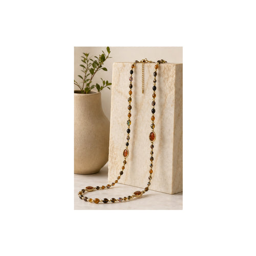 HS Lange Ketting - Meerdere Kleuren - Bruin naturel - sfeerbeeld