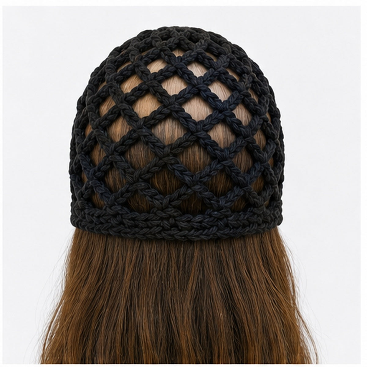 HS Fashion Gehaakte Parel Cap - Design 09