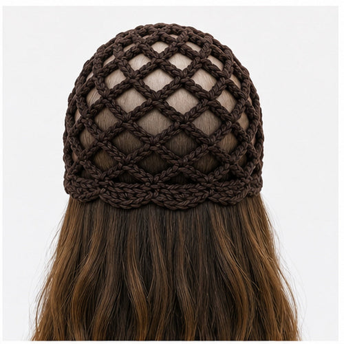 HS Fashion Gehaakte Parel Cap - Design 11
