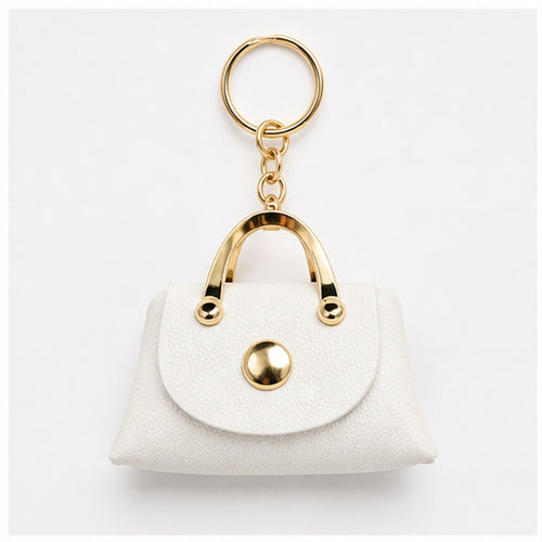 Voorzijde HS Fashion Tassenhanger - Design 12 mini handtas look met hanger en decoratieve details