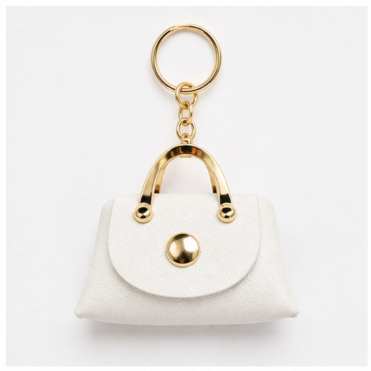 Voorzijde HS Fashion Tassenhanger - Design 12 mini handtas look met hanger en decoratieve details