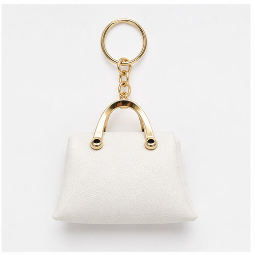 Achterzijde HS Fashion Tassenhanger - Design 12 mini handtas look met hanger en decoratieve details