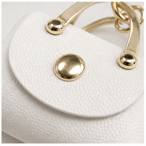 Detailfoto HS Fashion Tassenhanger - Design 12 mini handtas look met hanger en decoratieve details