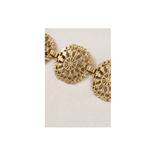 HS Riem Zonder Steentjes - Meerdere Uitvoeringen - Goud rond - detail