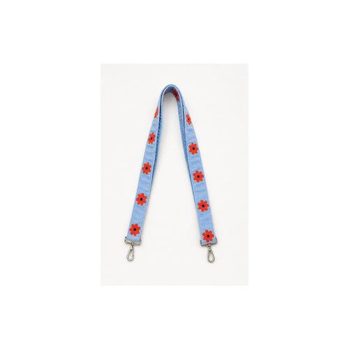 HS Tassenriem - Meerdere Prints - Love multicolor blauw - achteraanzicht