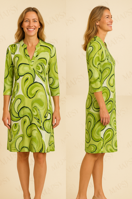 Appelgroene Jurk