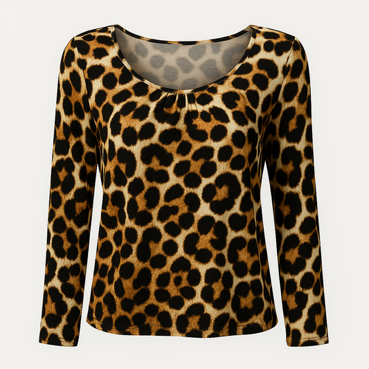 Statement Blouse Luipaard
