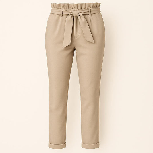 Verfijnde Broek Crème Lint
