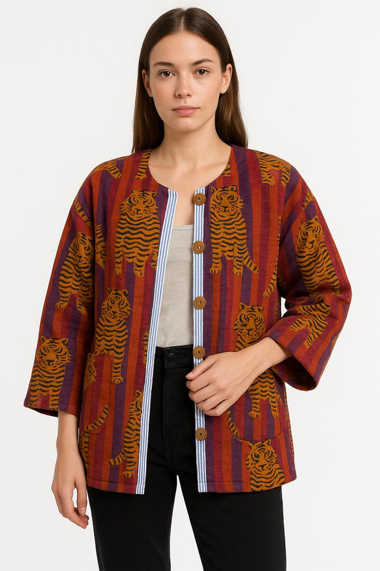 Boho Jas Tijgerprint