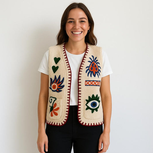 Boho Gilet HeartEye