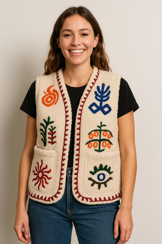 Cozy Gilet Symbols