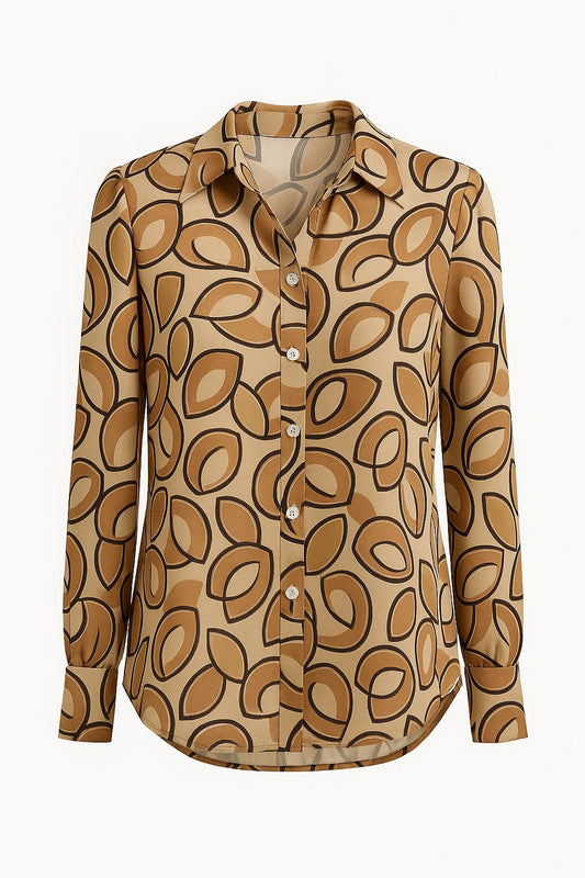 Chic Blouse Koffie