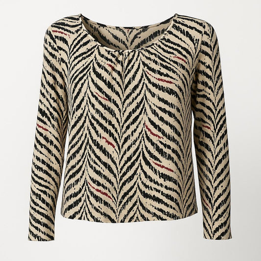 Abstracte Printblouse Dames