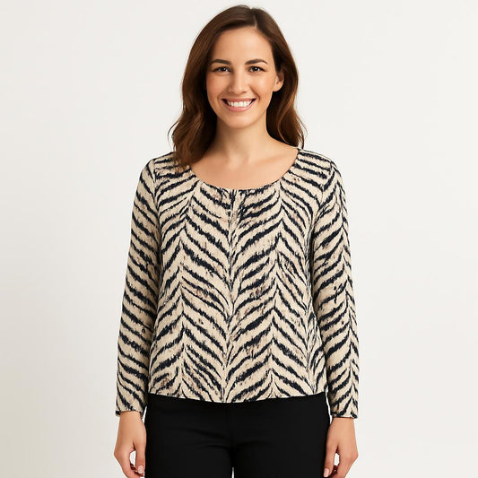 Abstracte Printblouse Dames