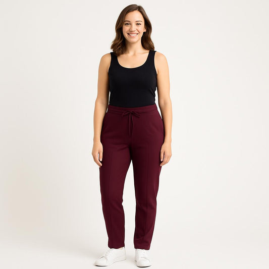 Angelle Milan - Lässige Hose aus Reisestoff - Weiß - Reisestoff - Erhältlich in 5 Größen