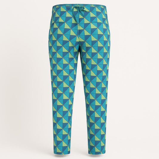 Geoprint Travelbroek Blauw