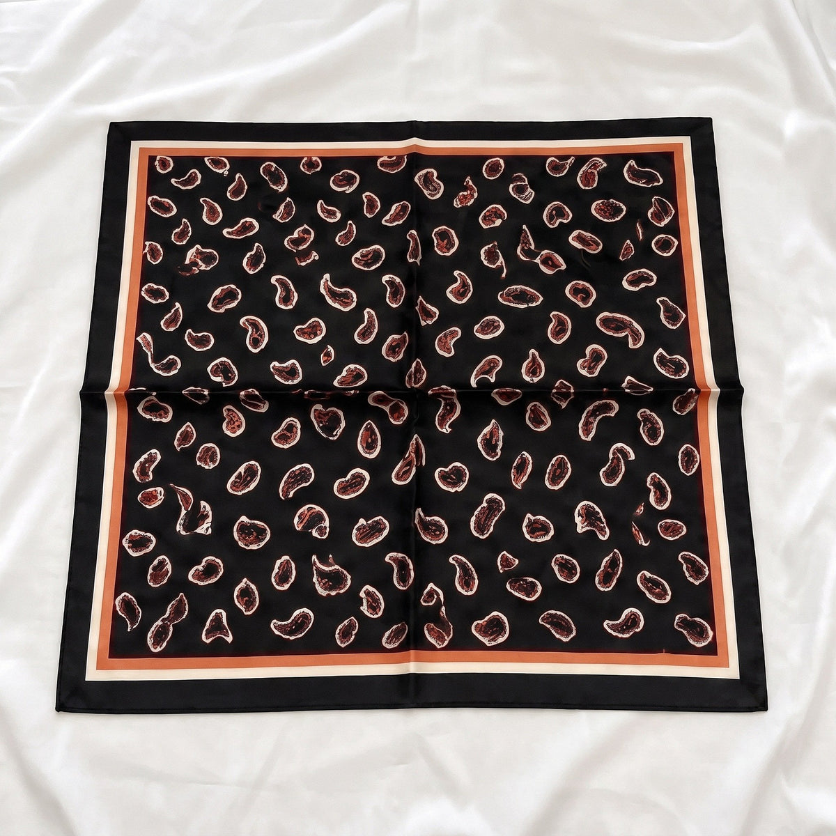 Satijnen Sjaal 70x70 - Paisley