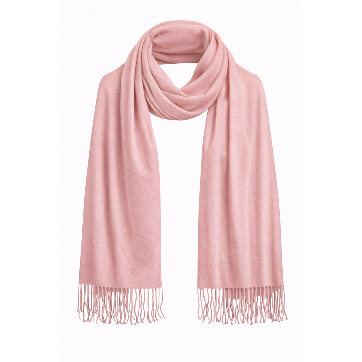 HS Cashmere Look Sjaal - 10+ Kleuren - 180x68cm - Veelzijdig te gebruiken - Roze