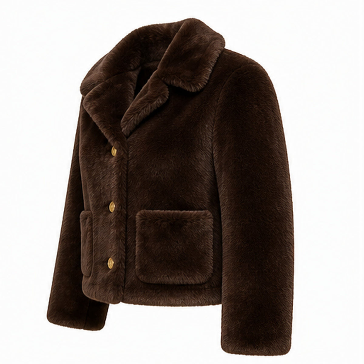 Reversible Faux Fur Jas - S/M & M/L