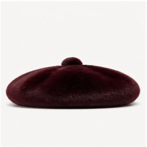 Faux Fur Baret - One Size