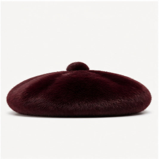 Faux Fur Baret - One Size