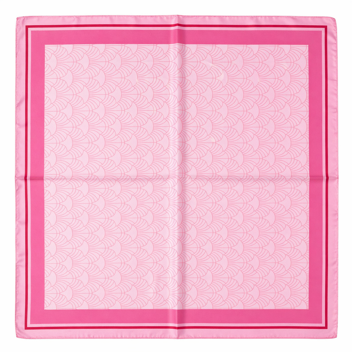 HS Sjaal - 70x70 NIEUW - In 4 Kleuren - Zijde Satijnen Look - Donkerroze
