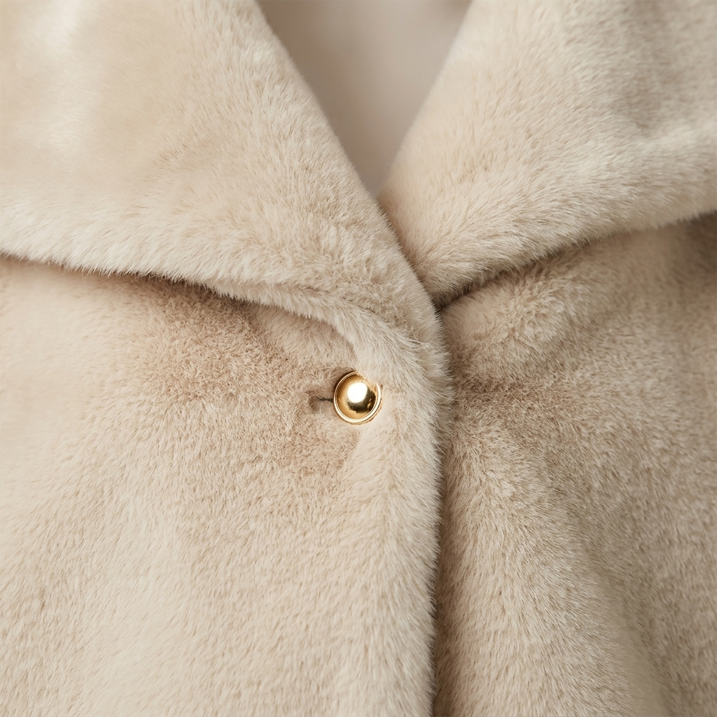 Faux Fur Poncho – Model 41090