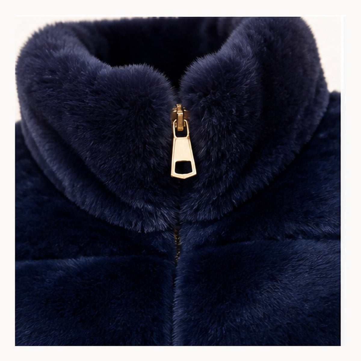 Faux Fur Bodywarmer met Hoge Kraag – One Size