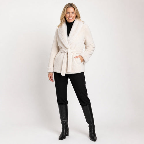 Faux Fur Jas - One Size