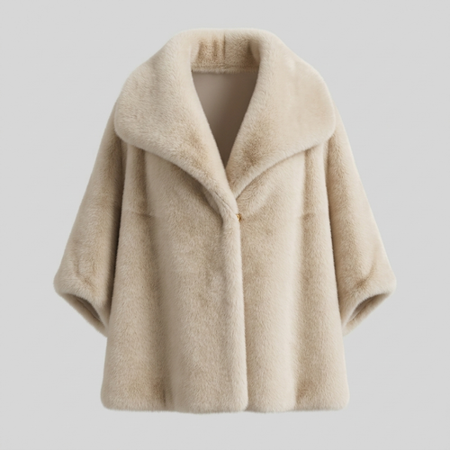 Faux Fur Poncho – Model 41090