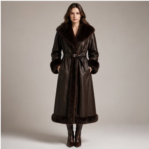 Reversible Jas - Faux Leather & Faux Fur