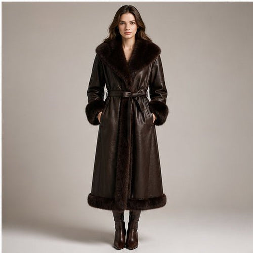 Reversible Jas - Faux Leather & Faux Fur