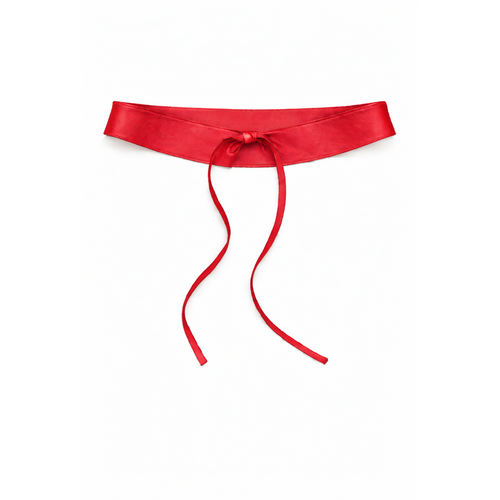 HS Riem - In 10+ Kleuren - Tailleriem Geknoopt - Rood