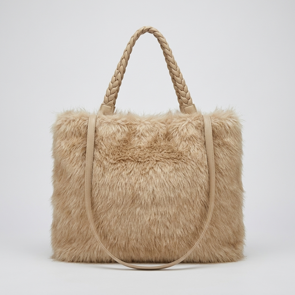 Faux Fur Shaggy Shopper – Model 9201
