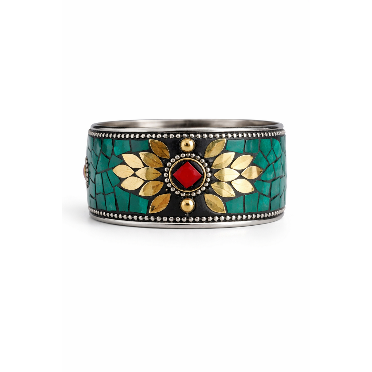 HS Bangle - Met Klemsluiting - Made In India - statement detail - originele variantfoto