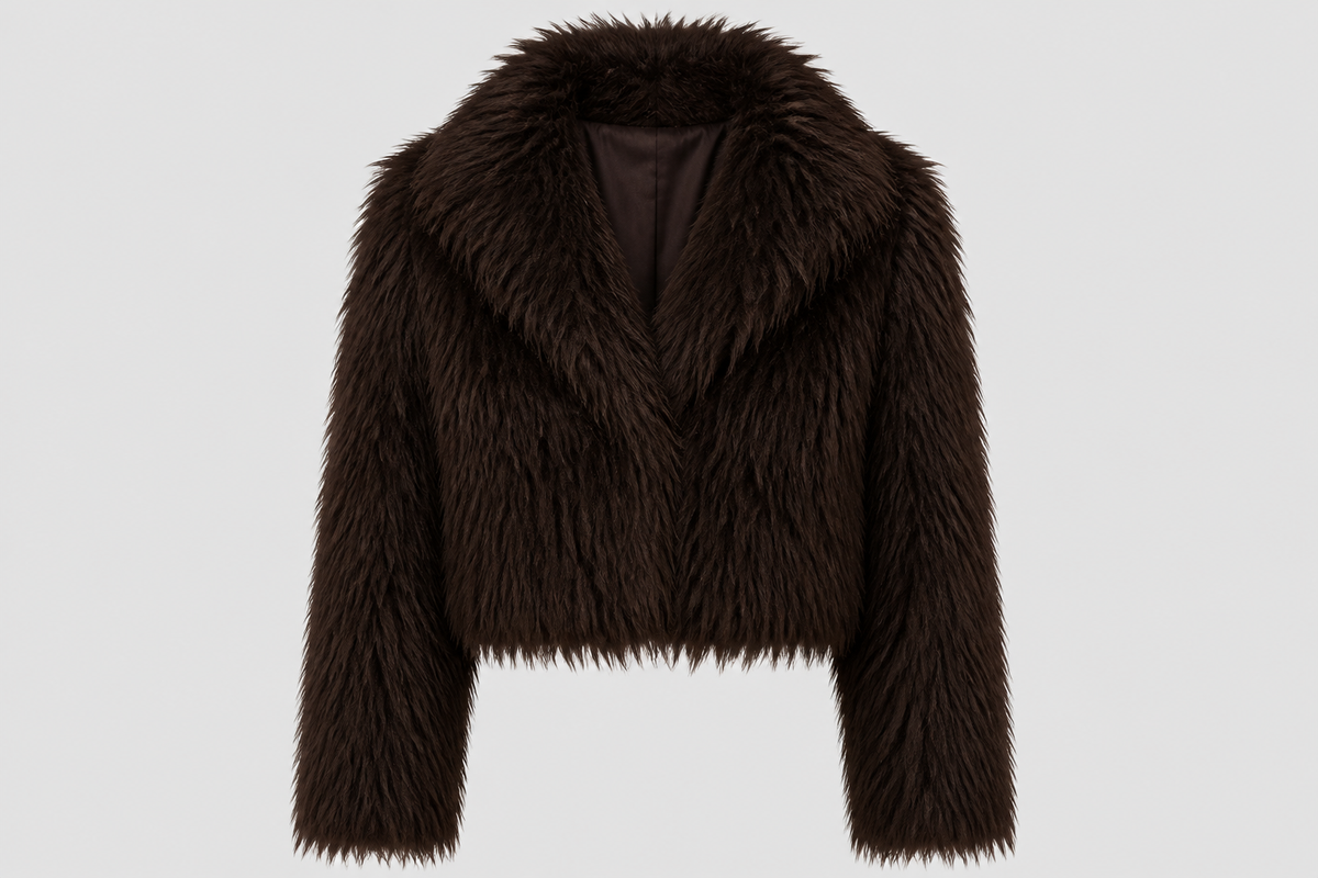 Shaggy Harige Jas - S/M en M/L