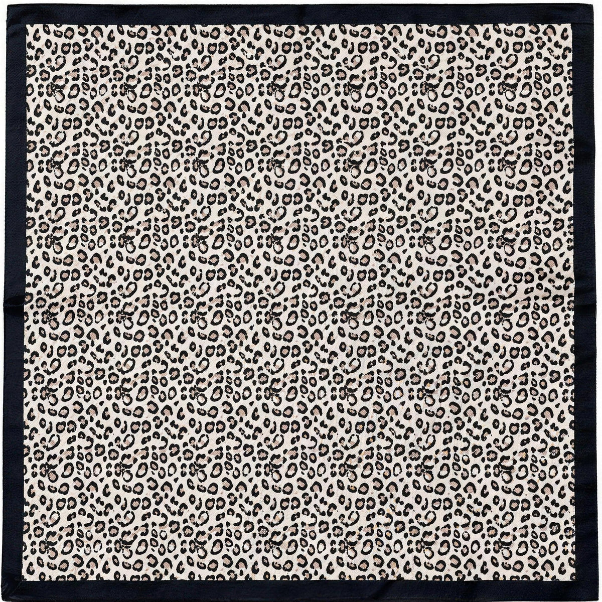 Satijnen Sjaal 70x70 - Kleine Luipaardprint