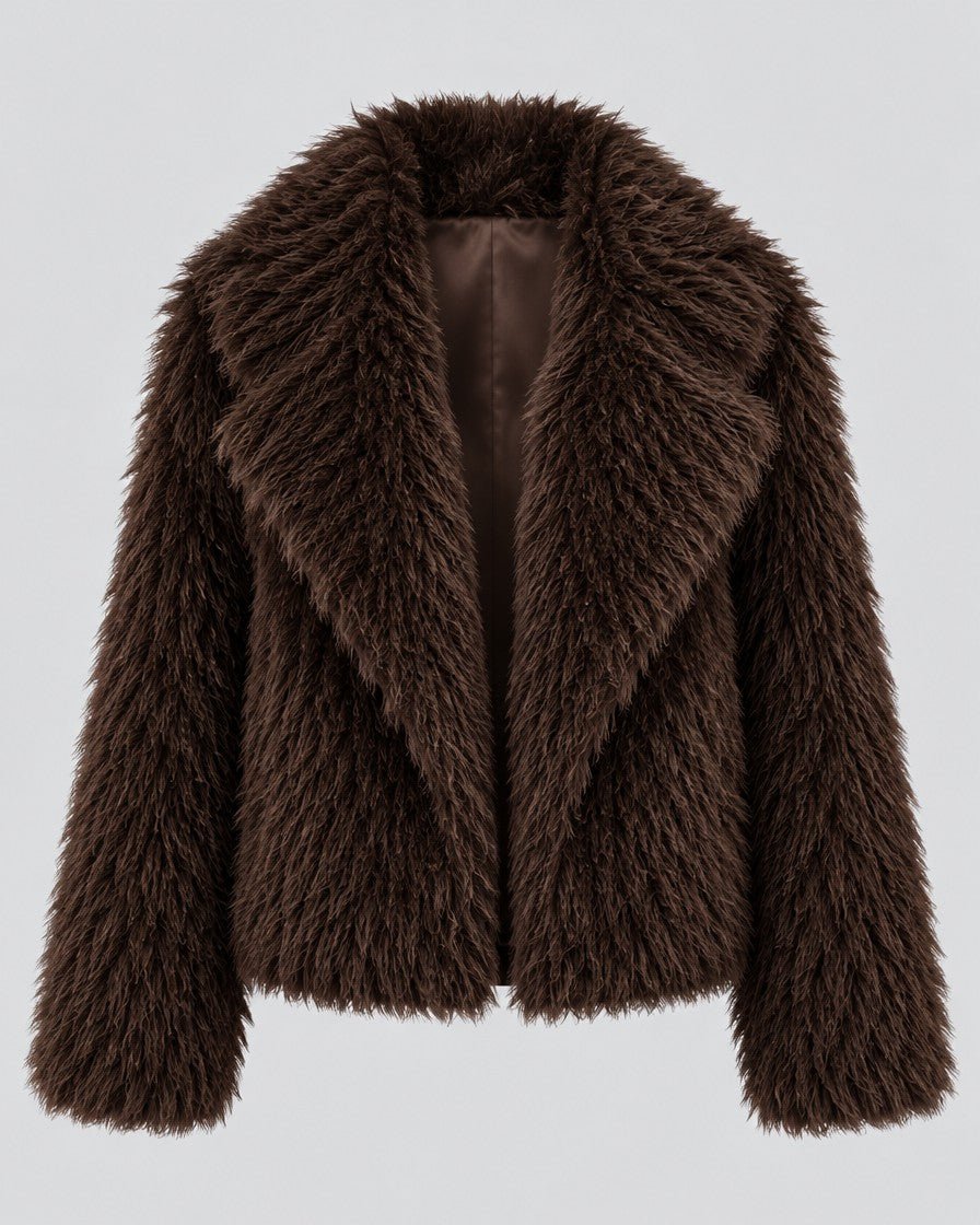 Faux Fur Shaggy Jas