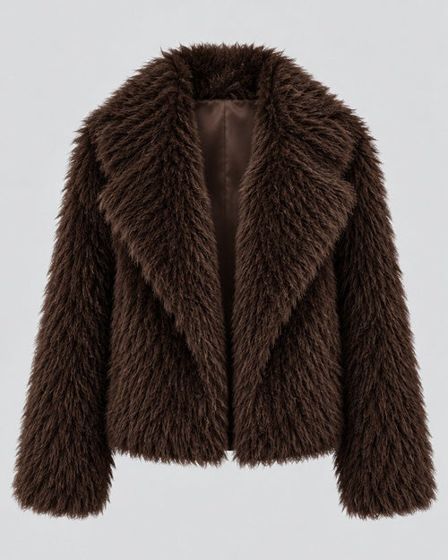 Faux Fur Shaggy Jas
