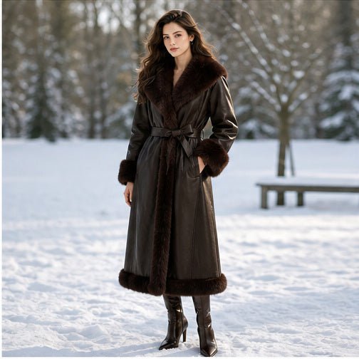 Reversible Jas - Faux Leather & Faux Fur