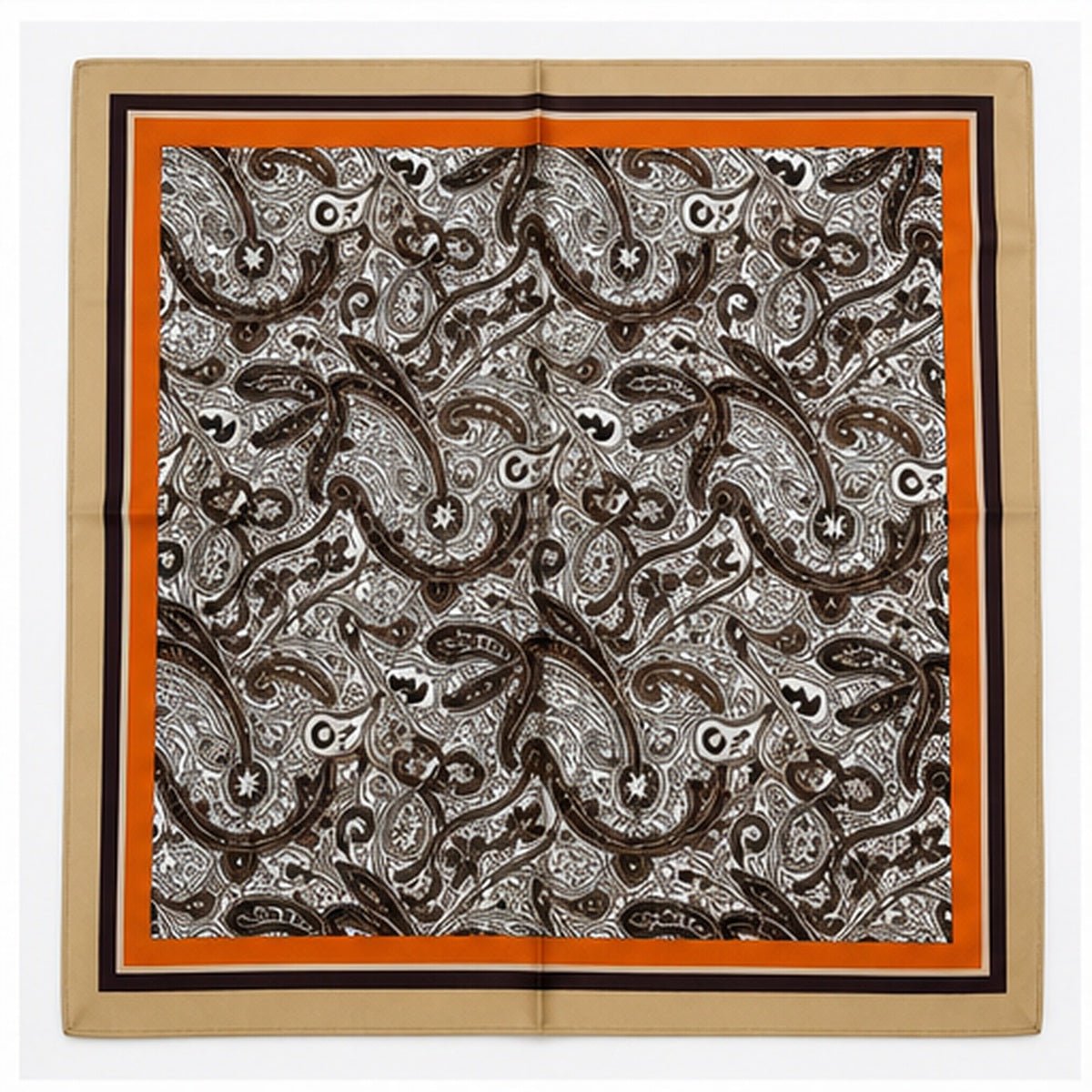 Vierkante Sjaal 70x70 – Ornamentprint