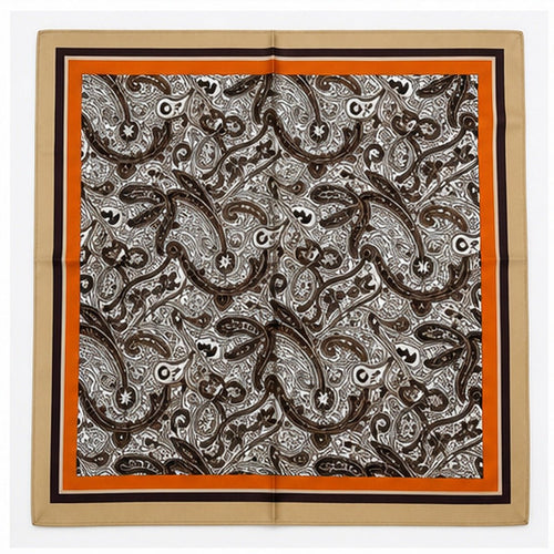 Vierkante Sjaal 70x70 – Ornamentprint