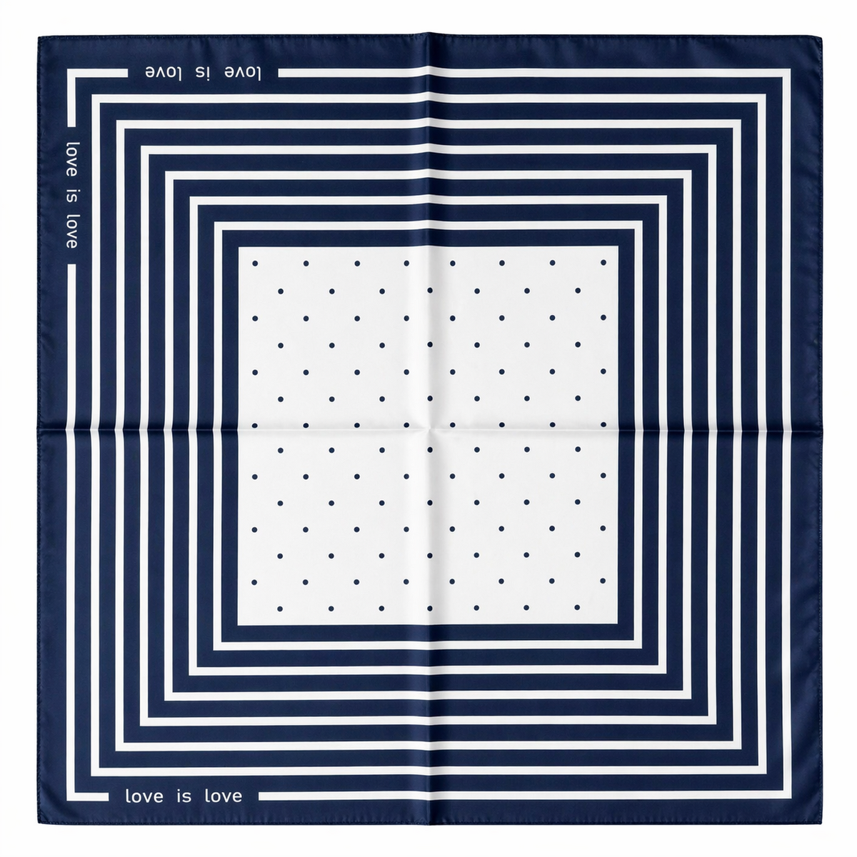 HS Sjaal - 70x70 NIEUW In 5+ Kleuren - Zijde Satijnen Look - Donkerblauw