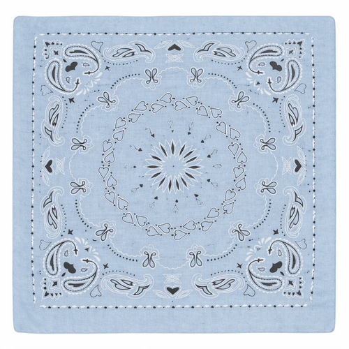 HS Sjaal - 70x70 - Hartje Paisley - Katoen - veelzijdig te stylen - 6 kleuren - 70x70 cm - originele variantfoto