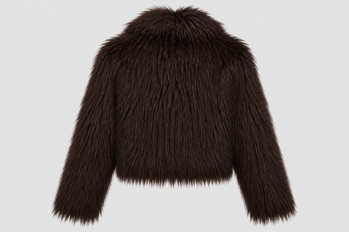 Shaggy Harige Jas - S/M en M/L